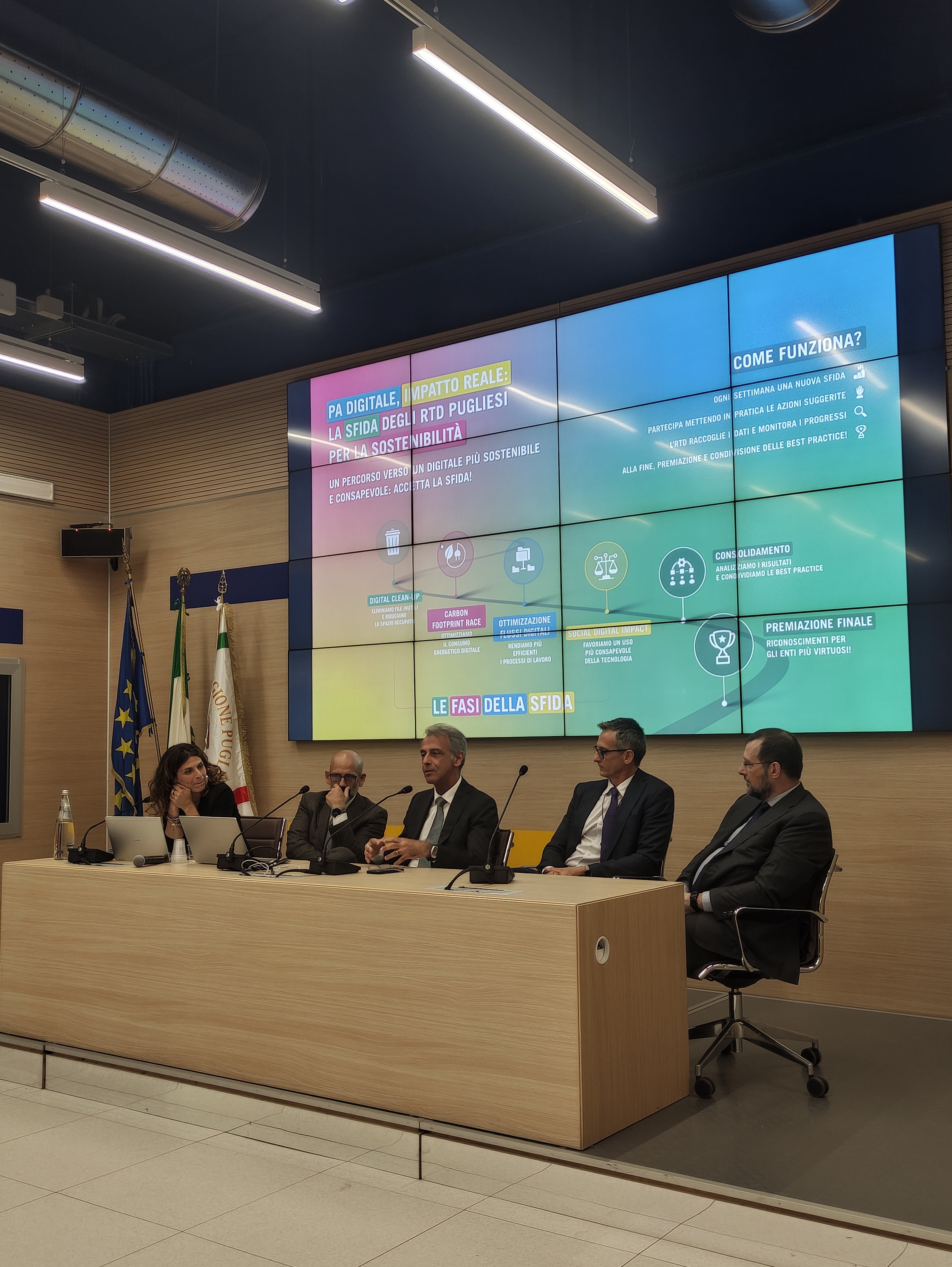 Galleria “PA Digitale, Impatto Reale” i vincitori della sfida tra i Responsabili della Transizione Digitale della Puglia in ottica di sostenibilità ambientale    - Diapositiva 7 di 13