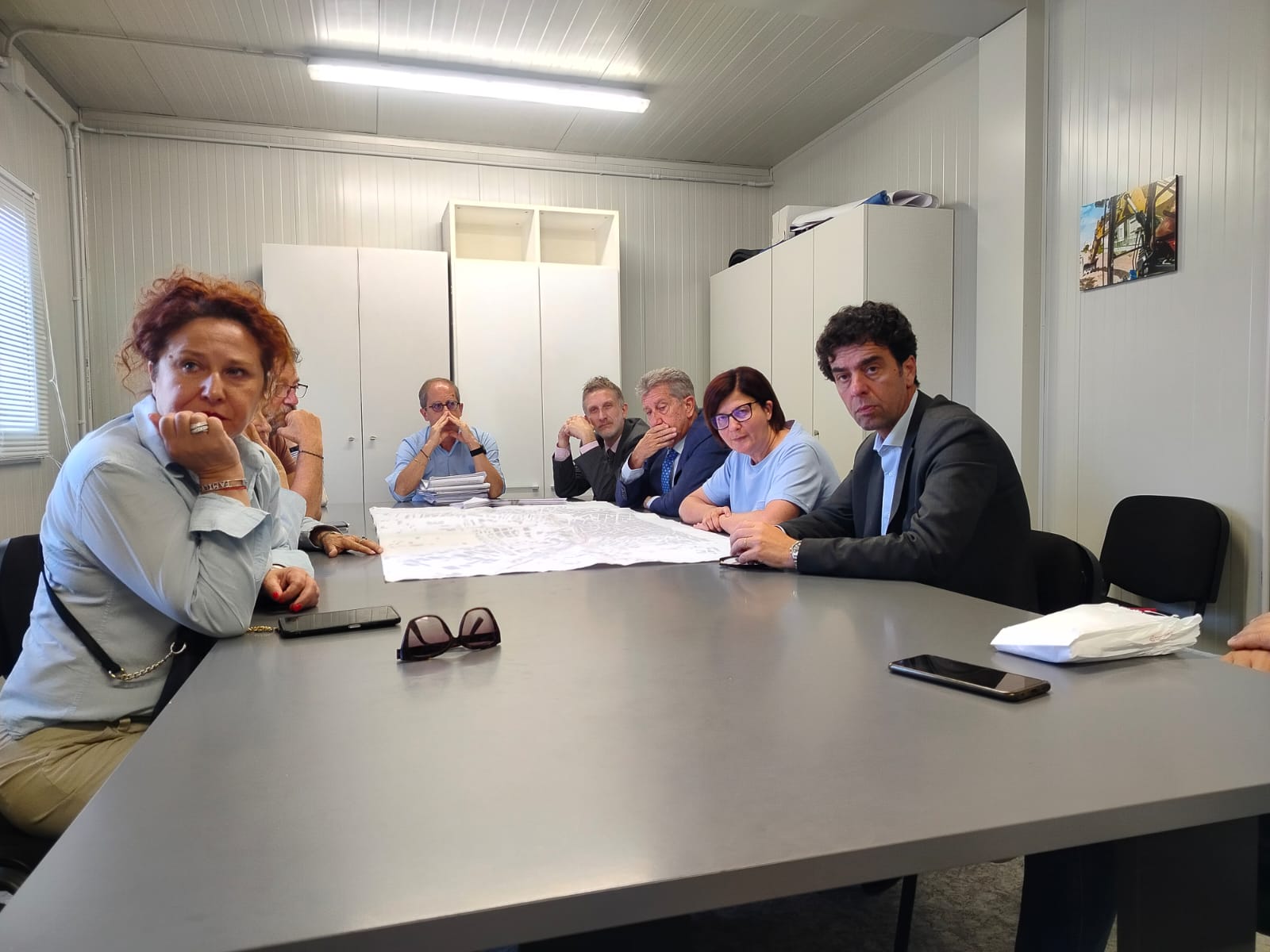 Galleria Trasporti, sopralluogo dell’assessore Ciliento ad Andria sui cantieri dell’interramento della linea ferroviaria gestita da Ferrotramviaria - Diapositiva 4 di 6