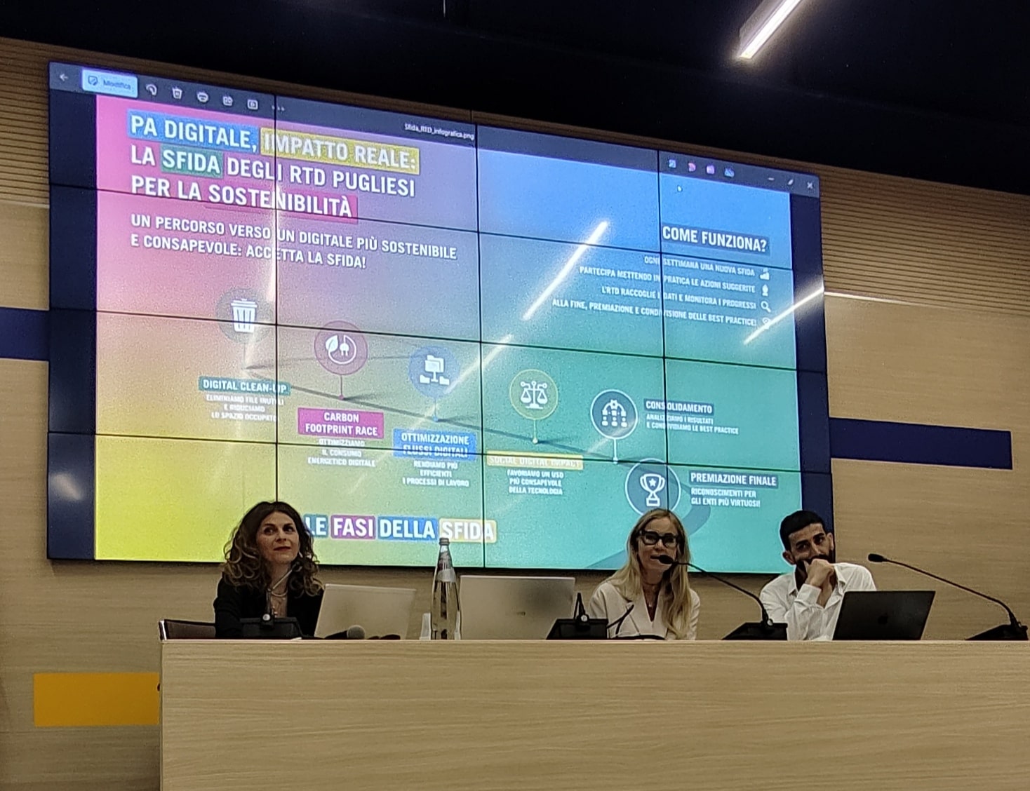 Galleria “PA Digitale, Impatto Reale” i vincitori della sfida tra i Responsabili della Transizione Digitale della Puglia in ottica di sostenibilità ambientale    - Diapositiva 3 di 13