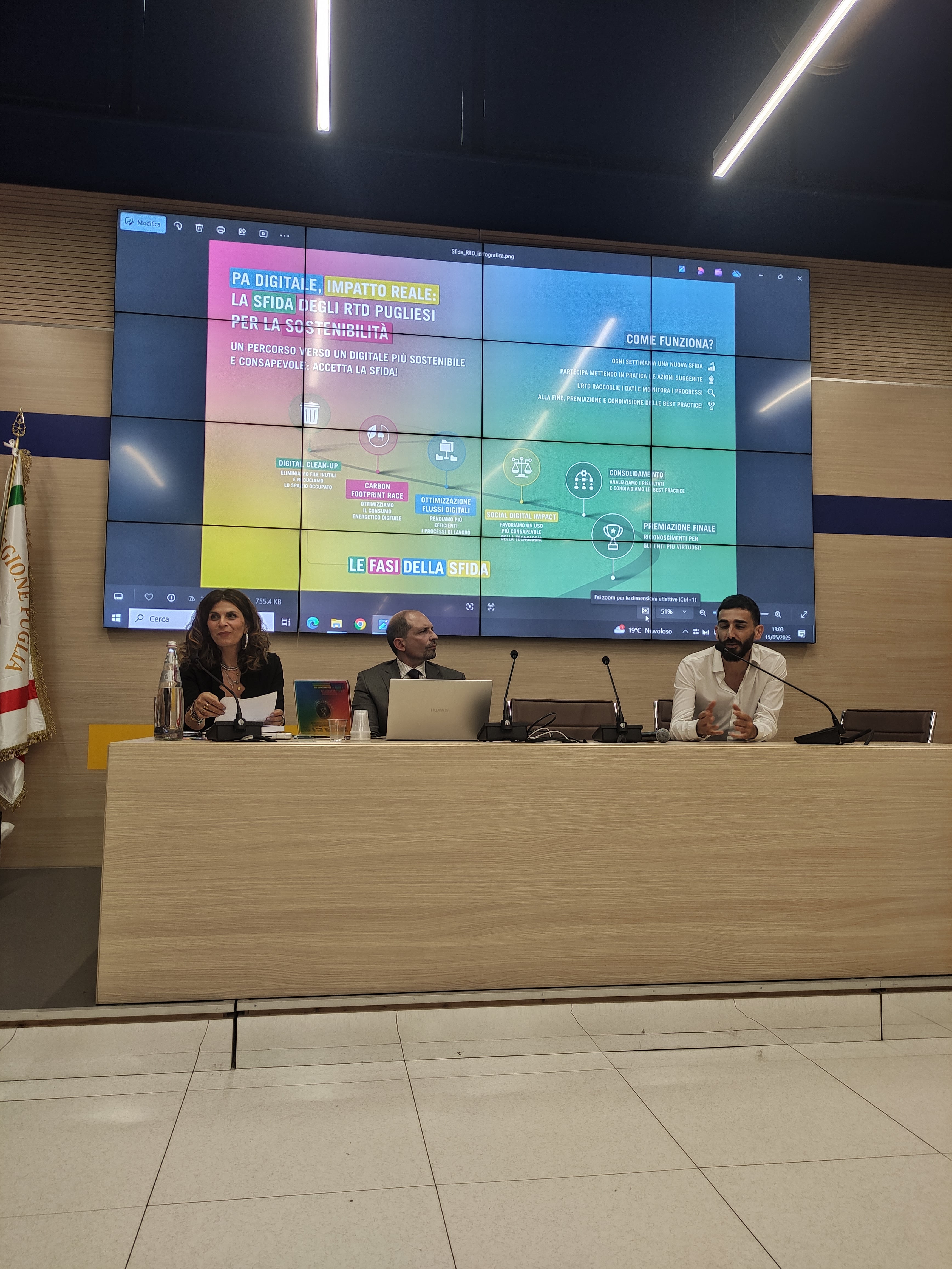 Galleria “PA Digitale, Impatto Reale” i vincitori della sfida tra i Responsabili della Transizione Digitale della Puglia in ottica di sostenibilità ambientale    - Diapositiva 9 di 13