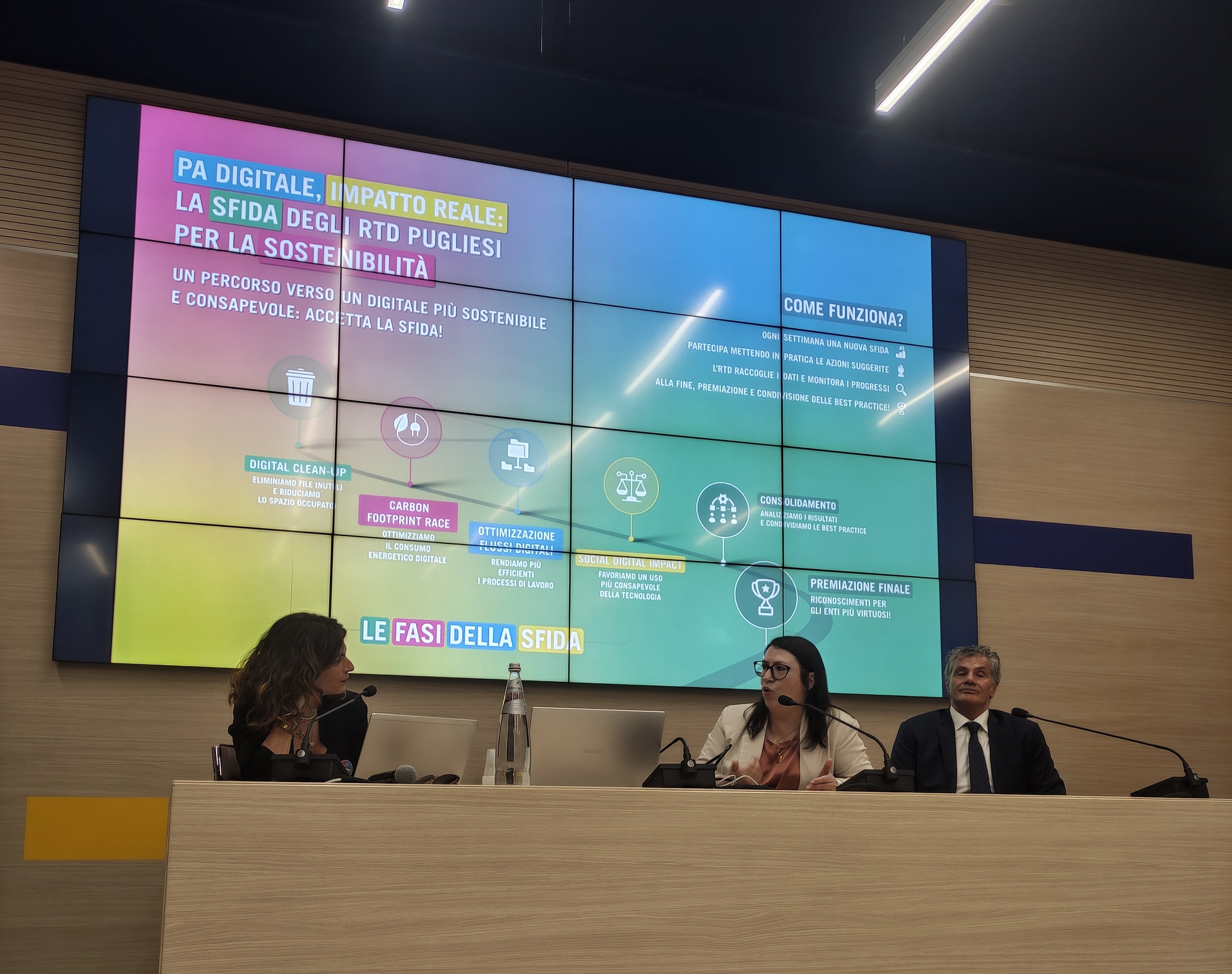 Galleria “PA Digitale, Impatto Reale” i vincitori della sfida tra i Responsabili della Transizione Digitale della Puglia in ottica di sostenibilità ambientale    - Diapositiva 1 di 13