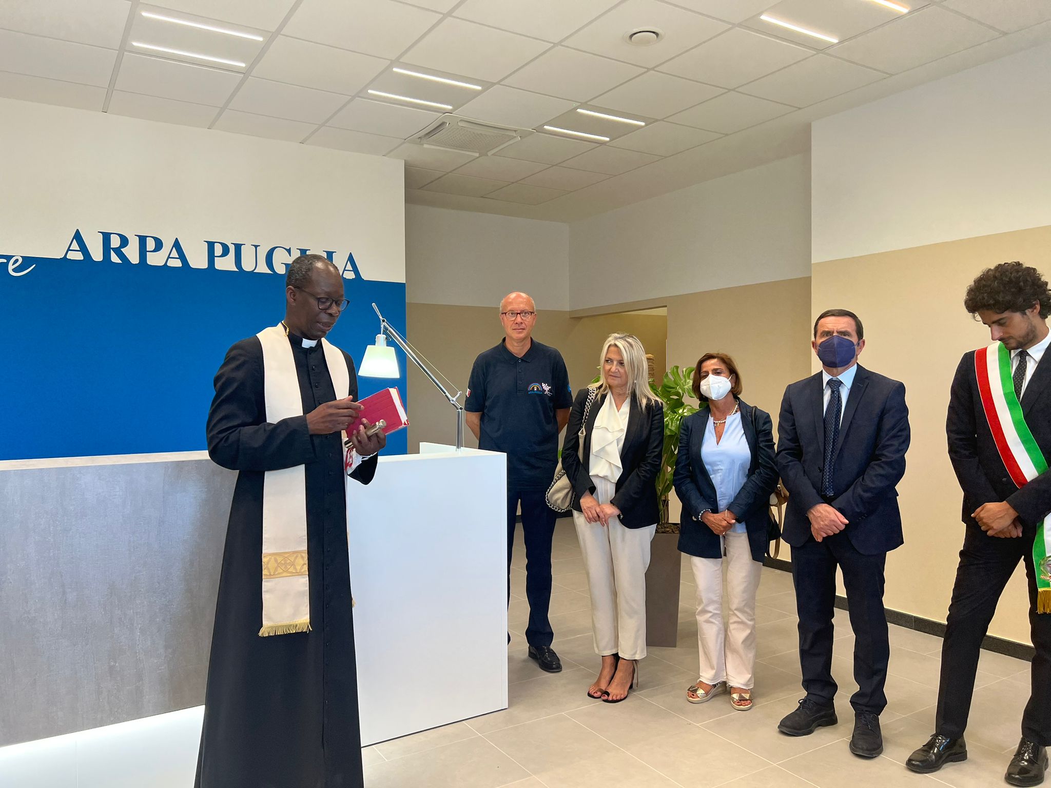 Galleria Inaugurata la nuova sede del Dipartimento provinciale di Bari di Arpa Puglia nel Parco Scientifico e tecnologico di Tecnopolis a Valenzano (Ba) - Diapositiva 3 di 9