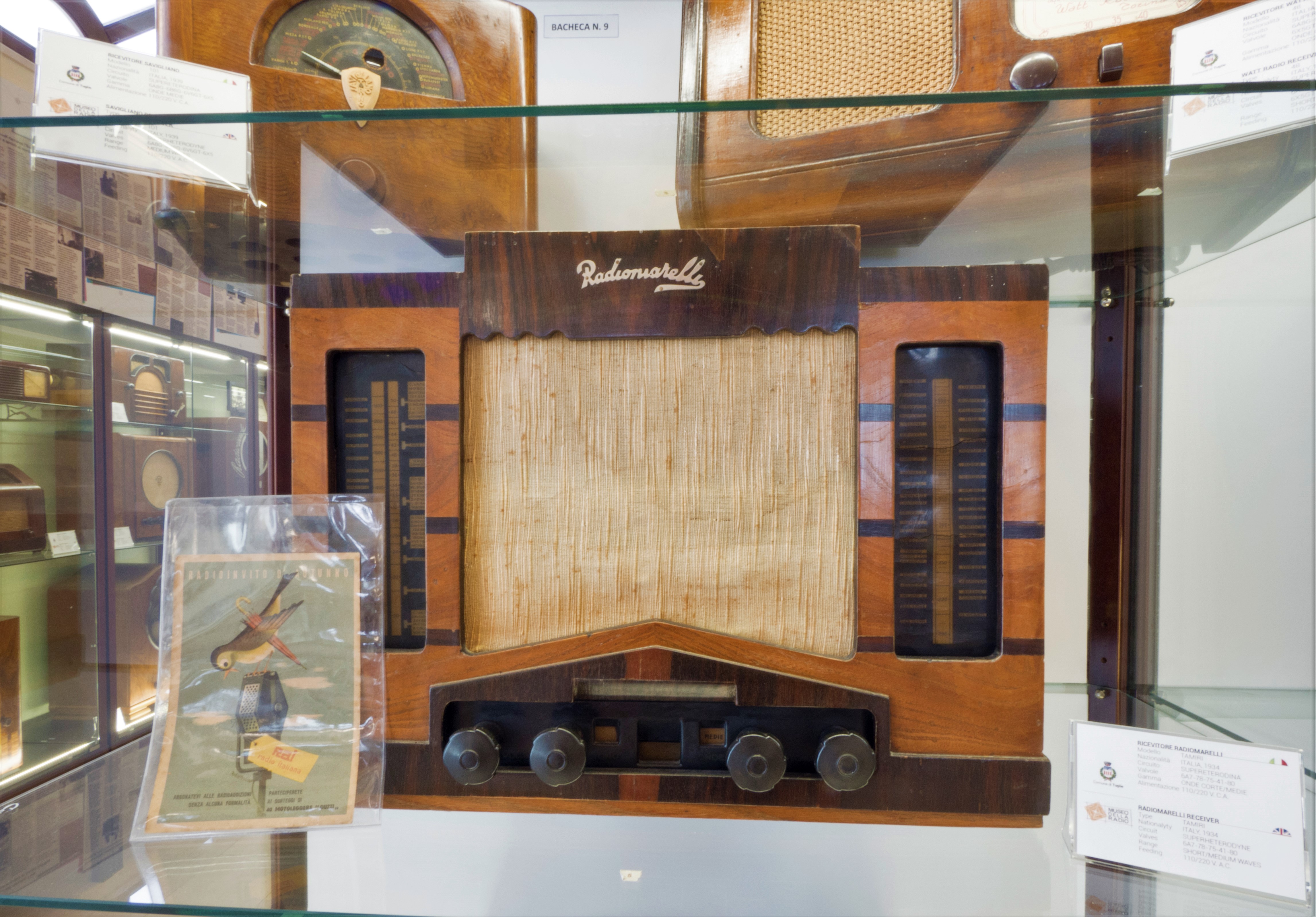 Ricevitore Radiomarelli (collezione museale)