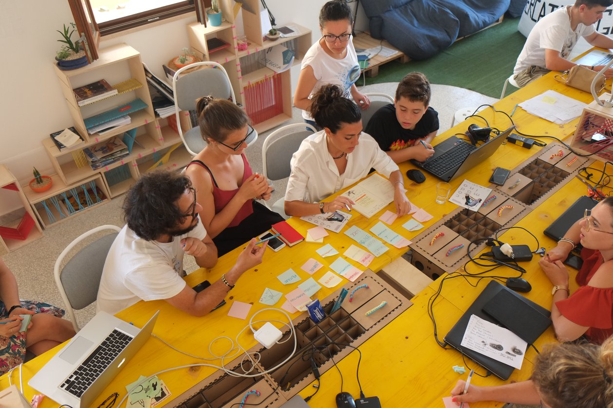 Un momento di progettazione condivisa.